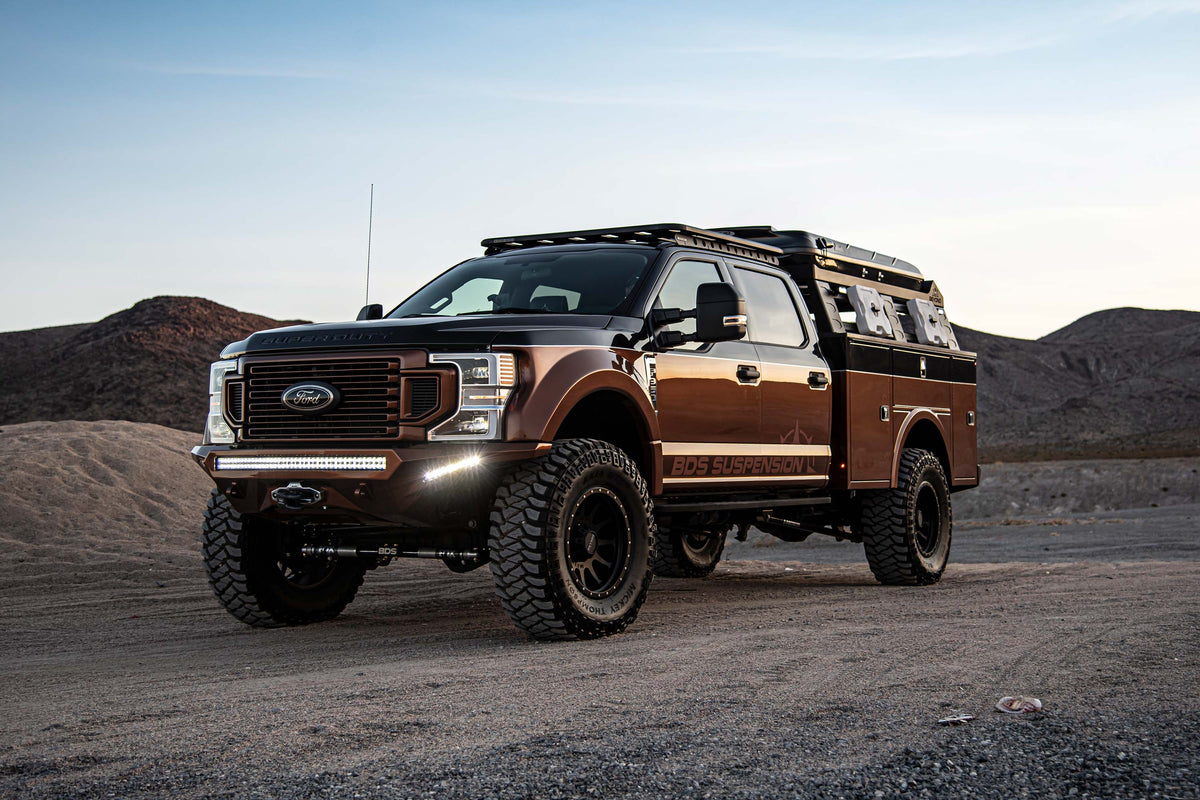 5 Inch Lift Kit w/ Radius Arm | FOX 2.5 Coil-Over Conversion | Ford F250/F350 Super Duty (20-22) 4WD | Diesel