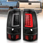 ANZO 1999-2002 Chevy Silverado 1500 LED Taillights Plank Style Black w/Clear Lens | Too Fast Autoparts | Order Online | Canada & USA Shipping