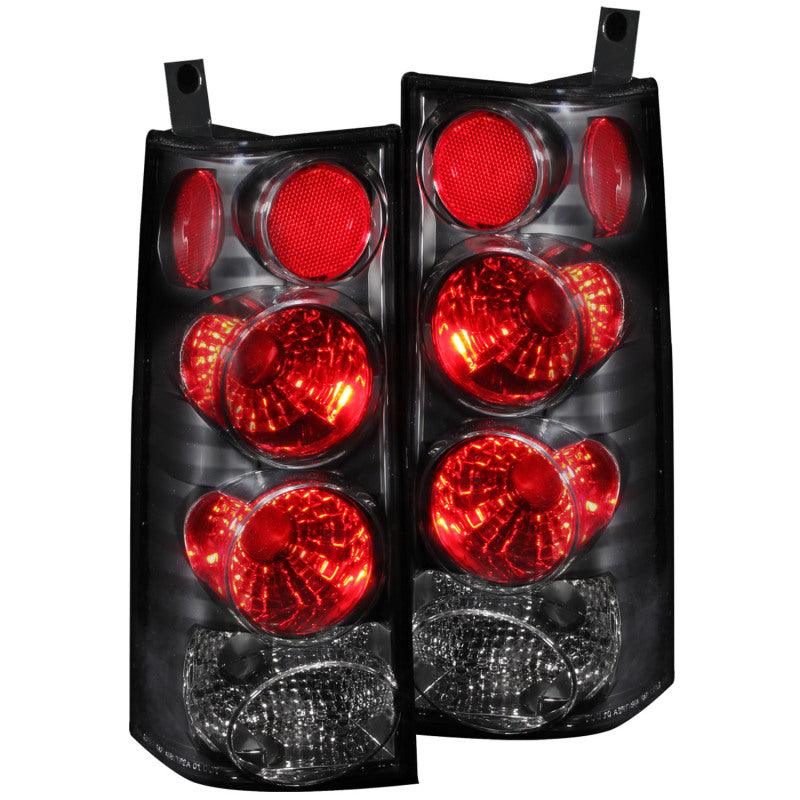 ANZO 2003-2015 Chevrolet Express Taillights Black | Too Fast Autoparts | Order Online | Canada & USA Shipping
