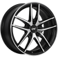 DAI Wheels APEX Gloss Black - Machined FaceDW10015006 | Size: 15x6.5 | Bolt Pattern: 5x100 | Offset: 40 | Center Bore: 73.1