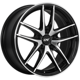 DAI Wheels APEX Gloss Black - Machined FaceDW10016007 | Size: 16x7.0 | Bolt Pattern: 4x100 | Offset: 40 | Center Bore: 73.1