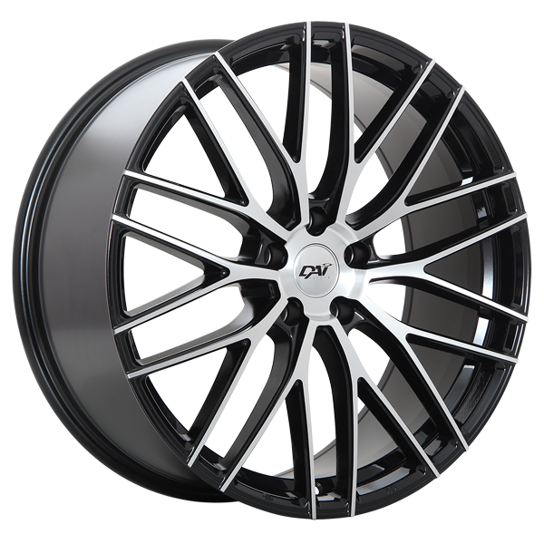 DAI Wheels RENNSPORT Gloss Black - Machined FaceDW8317001A | Size: 17x7.0 | Bolt Pattern: 5x114.3 | Offset: 45 | Center Bore: 73.1