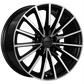 ART REPLICA 128 Gloss Black - Machined FaceR12818002 | Size: 18x8.0 | Bolt Pattern: 5x112 | Offset: 35 | Center Bore: 66.5 | Too Fast Autoparts | Order Online | Canada & USA Shipping