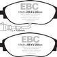 EBC 12+ Volkswagen CC 3.6 Greenstuff Front Brake Pads