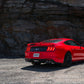 MBRP 18-19 Ford Mustang GT 5.0 3in Dual Split Rear Cat Back w/ Quad 4in Dual Wall Tips- Black Coated