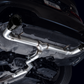 AWE Tuning 19-23 BMW 330i / 21-23 BMW 430i Base G2X Track Edition Axle-Back Exhaust - Diamond Black