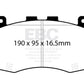 EBC 2018+ Jeep Grand Cherokee Trackhawk Yellowstuff Front Brake Pads