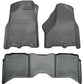Husky Liners 2012 Dodge Ram 1500/2500/3500 Crew Cab WeatherBeater Combo Gray Floor Liners