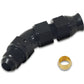 Vibrant 45 Degree 1/2in Tube to Male -8AN Flare Adapter w/ Olive Inserts