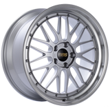 BBS LM 20x10.5 5x120 ET15 Diamond Silver Center Diamond Cut Lip Wheel - 82mm PFS Required