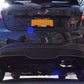 Rally Armor 13-19 Ford Fiesta ST Black UR Mud Flap w/White Logo