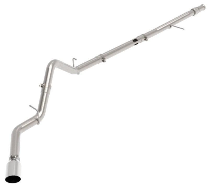 aFe Large Bore-HD 3in 409SS DPF-Back 20-21 GM Trucks L6-3.0L (td) LM2 - Polished Tip | Too Fast Autoparts | Order Online