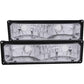ANZO 1988-1998 Chevrolet C1500 Euro Parking Lights Black | Too Fast Autoparts | Order Online