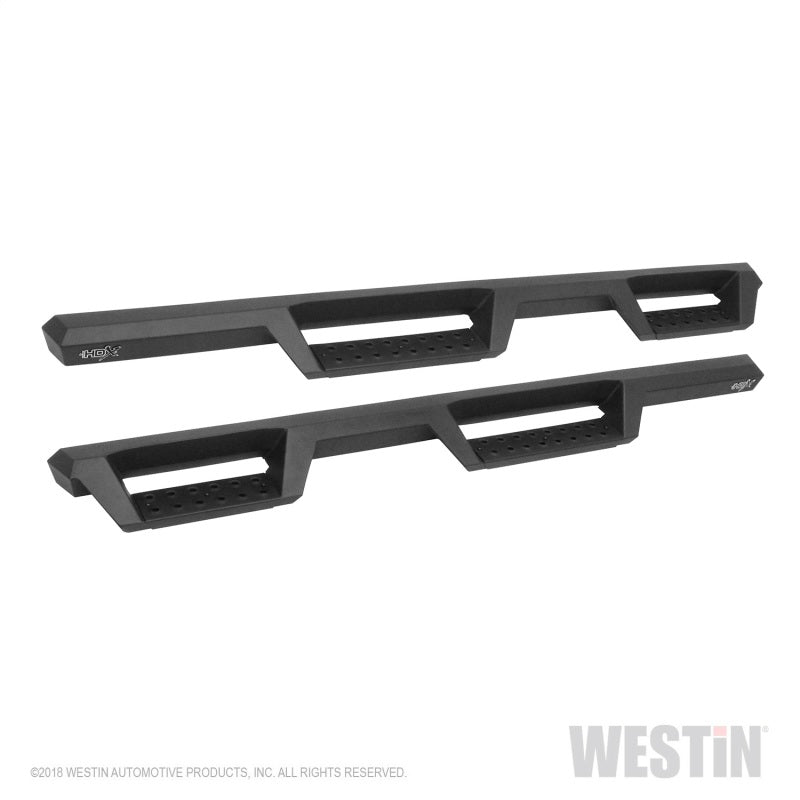 Westin 18-20 Jeep Wrangler JL Unlimited 4DR HDX Drop Nerf Step Bars - Noir texturé