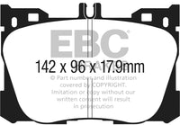 EBC 2017+ Mercedes-Benz E300 (W213) 2.0L Turbo Redstuff Front Brake Pads