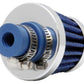 K&N 2in Base OD x .375in Flange ID x 1.75in H Rubber Base Crankcase Vent Filter - Blue