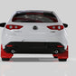 Rally Armor 19-26 Mazda3 Hatchback Black UR Mud Flap w/White Logo