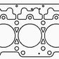 Cometic 92-96 Dodge Viper 8L 4.030 inch .051 inch MLS GEN1 Head Gasket