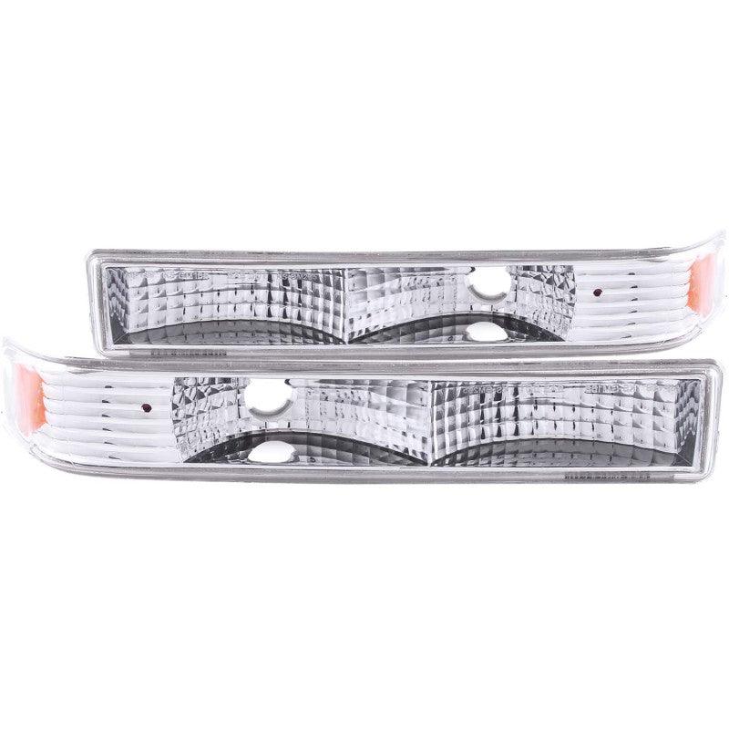 ANZO 1998-2005 Chevrolet S-10 Euro Parking Lights Chrome | Too Fast Autoparts | Order Online | Canada & USA Shipping