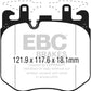 EBC 2017+ BMW (Alpina) B7 xDrive 4.4L Twin Turbo Yellowstuff Front Brake Pads