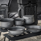 FuryGravity CAMPING WHOLE COOKING SETS W/CASE - Camping Equipment & Accessories - DW-JW-FG-6630-00