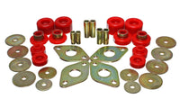 Energy Suspension 01-04 Toyota Pickup 2WD/4WD (Exc T-100/Tundra) Ensemble de montage de cabine rouge