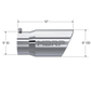 MBRP Universal Tip 6 O.D. Angled Rolled End 5 inlet 12 length