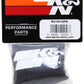 K&N Round Straight - Black - 3.5in ID x 5in H - PreCharger Air Filter Wrap Blue