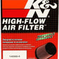 K&N Filter Universal Rubber Filter-Rd Tapered 3in Flange ID x 6in Base OD x 5in Top OD x 5.563in H