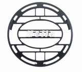 Hella Stone Shield Round Plastic Black Hella Logo Light Cover  (MOQ 10)