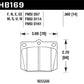 Hawk Nissan 810/240Z/260Z/280Z/620 / Toyota Corona/Cressida/Crown/Pickup Blue 9012 Front Race Pads