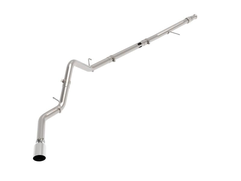 aFe Large Bore-HD 3in 409SS DPF-Back 20-21 GM Trucks L6-3.0L (td) LM2 - Polished Tip | Too Fast Autoparts | Order Online