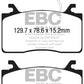 EBC 2016+ Alfa Romeo Guilia 2.0T Greenstuff Front Brake Pads