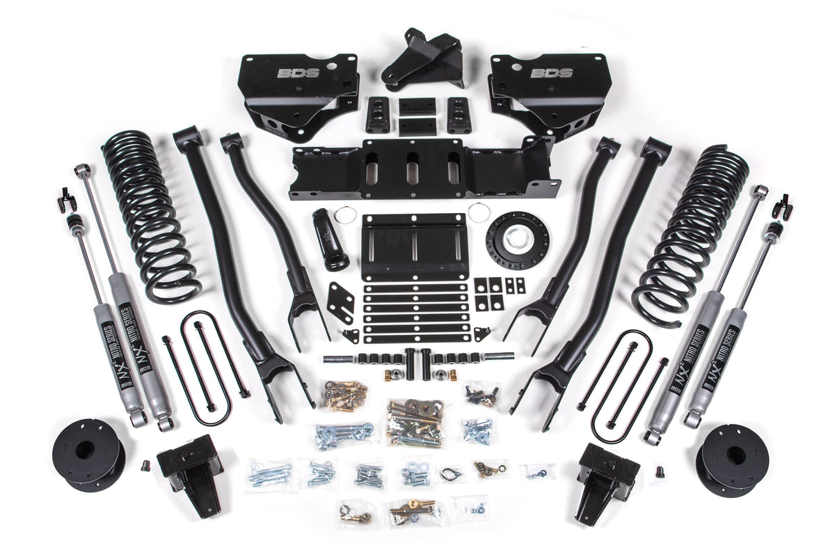 6 Inch Lift Kit w/ 4-Link | Ram 3500 w/ Rear Air Ride (19-24) 4WD | Diesel