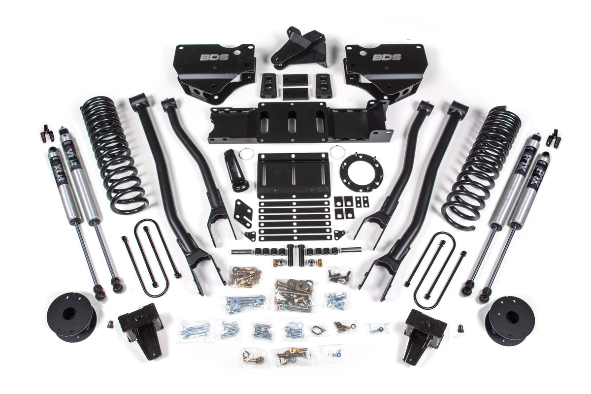 6 Inch Lift Kit w/ 4-Link | Ram 3500 w/ Rear Air Ride (19-24) 4WD | Diesel