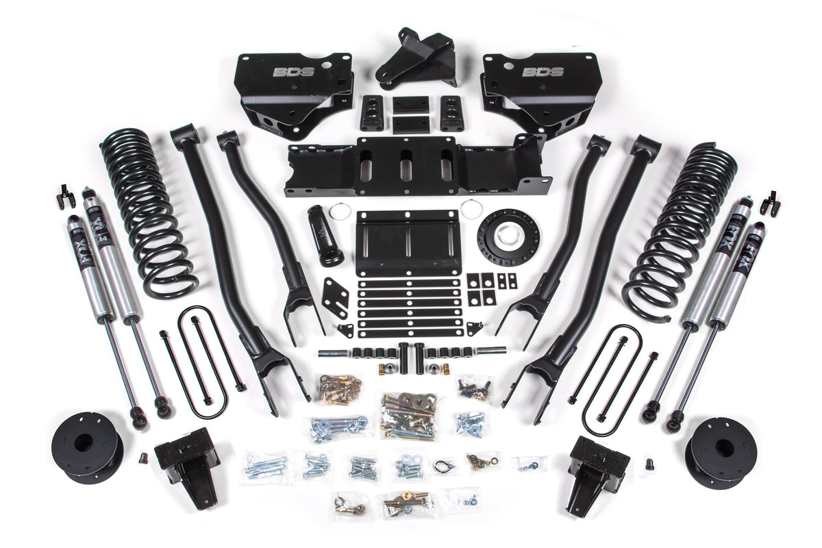 6 Inch Lift Kit w/ 4-Link | Ram 3500 w/ Rear Air Ride (19-24) 4WD | Diesel