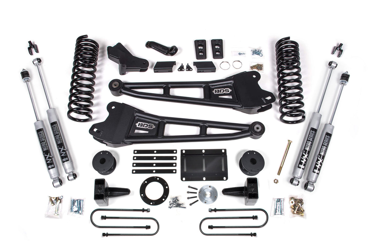6 Inch Lift Kit w/ Radius Arm | Ram 3500 w/ Rear Air Ride (13-18) 4WD | Diesel