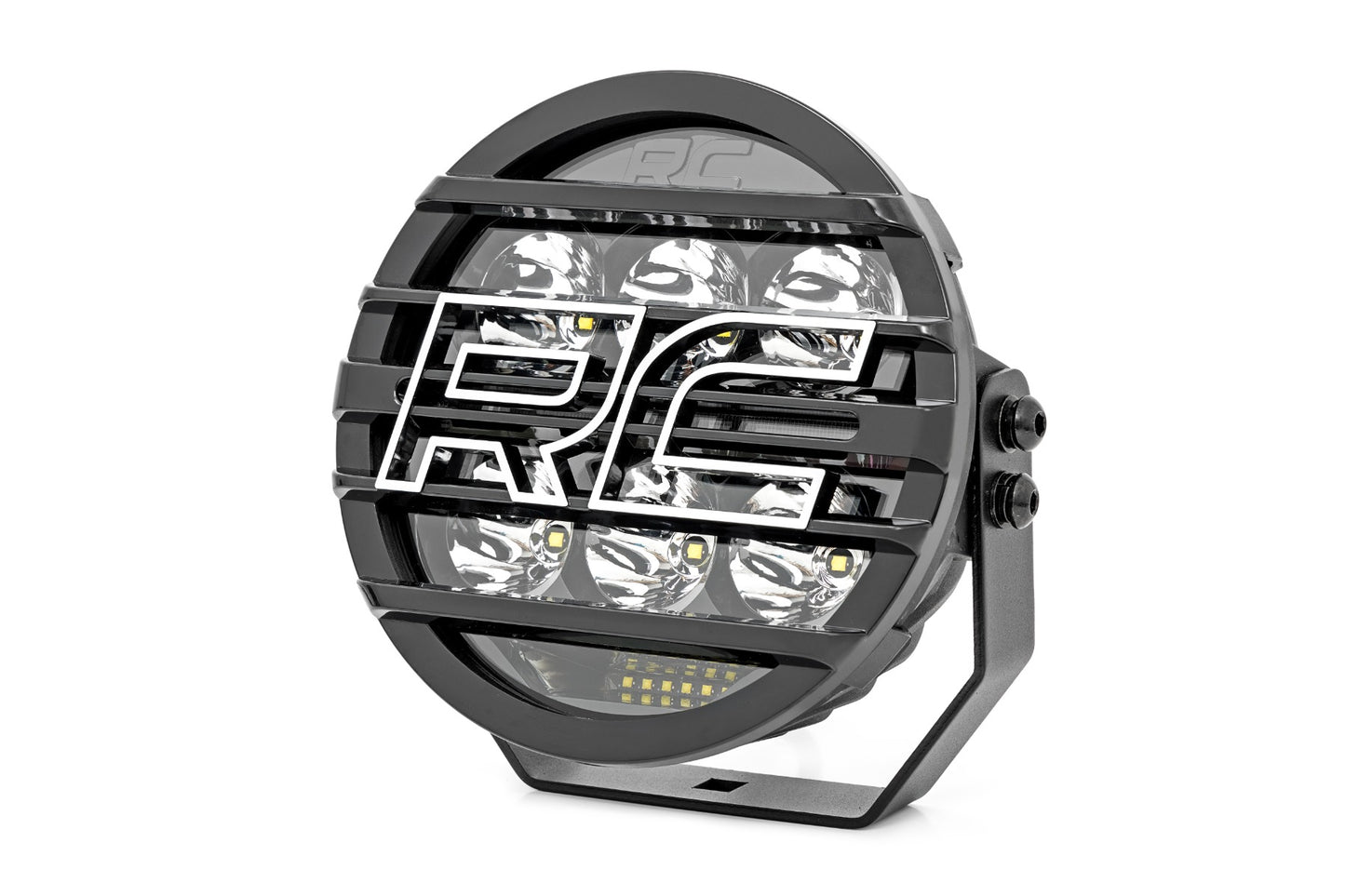 Black Series LED Light Pair | Amber DRL | 6.5 Inch | Round
