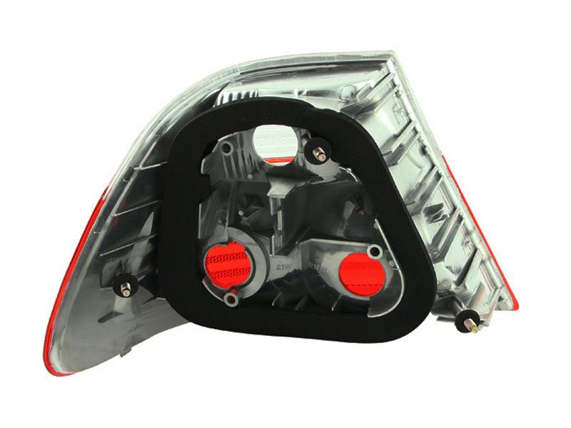 ANZO 2000-2003 BMW 3 Series E46 Taillights Red/Clear | Too Fast Autoparts | Order Online | Canada & USA Shipping
