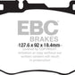 EBC 15-16 Mercedes-Benz C400 (W205) 3.0 Twin Turbo 4-Matic Redstuff Front Brake Pads