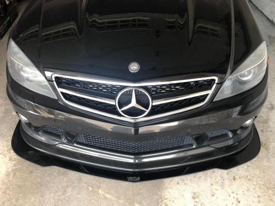 2008-2011 mercedes benz amg c63 w204 Arkym Style CF Front Lip" Front Splitter"  Too Fast Autoparts