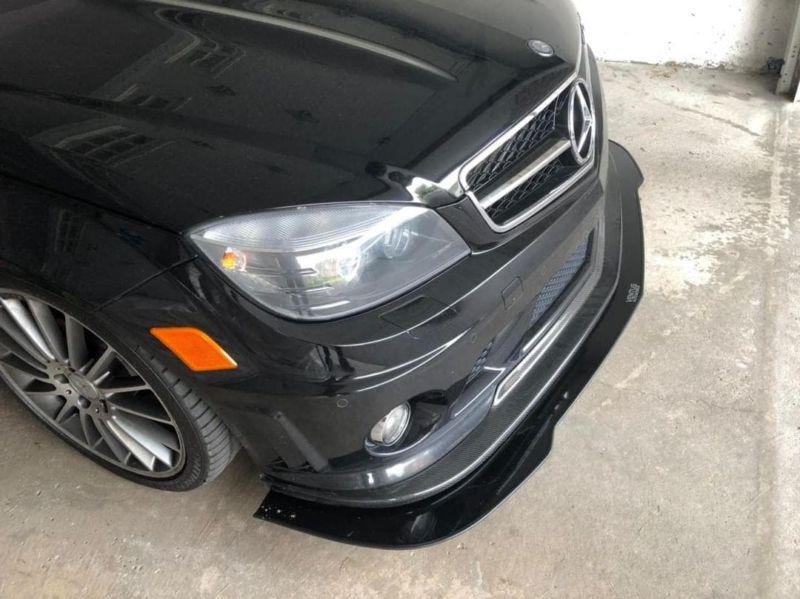 2008-2011 mercedes benz amg c63 w204 Arkym Style CF Front Lip" Front Splitter"  Too Fast Autoparts