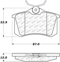 StopTech Street Select Brake Pads - Rear