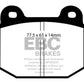 EBC 08+ Lotus 2-Eleven 1.8 Supercharged Yellowstuff Front Brake Pads