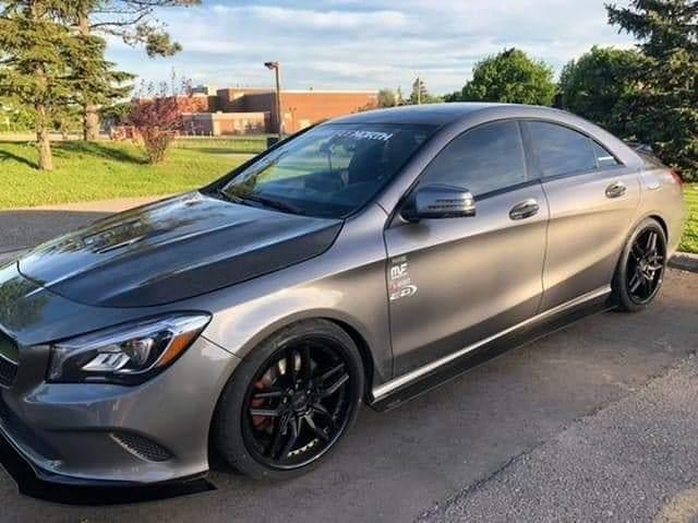 2018+ mercedes benz cla250/cla45 Front Splitter