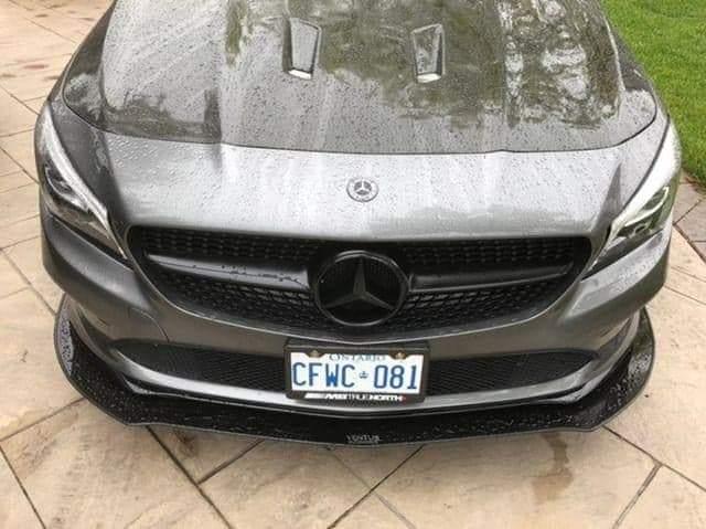 2018+ mercedes benz cla250/cla45 Front Splitter