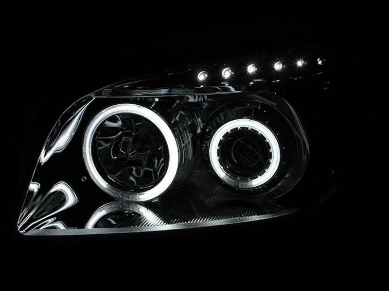 ANZO 2006-2008 Toyota Rav4 Projector Headlights w/ Halo Black | Too Fast Autoparts | Order Online | Canada & USA Shipping