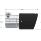 MBRP Universal Carbon Fiber Tip 4in OD/3in Inlet/7.7in L