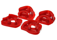 Energy Suspension 02-04 Acura RSX (comprend le type S) / 02-04 Honda Civic Si Inserts de support de moteur rouge (