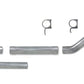 Diamond Eye KIT 4in Catback MFLR RPLCMENT PIPE SGL AL: 03-07 FORD 6.0L F250/F350 (Extended Cab Only)